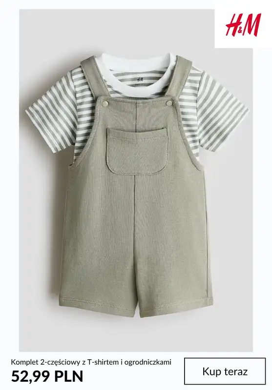 H&M - gazetka promocyjna Ubranka dla noworodków od środy 22.04  - strona 7