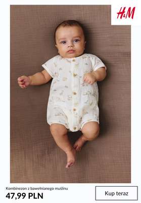 Kombinezon z bawełnianego muślinu