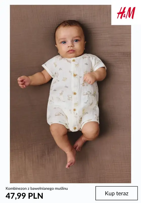 H&M - gazetka promocyjna Ubranka dla noworodków od środy 22.04  - strona 5
