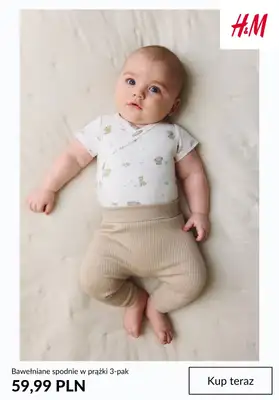 H&M - gazetka promocyjna Ubranka dla noworodków od środy 22.04  - strona 3