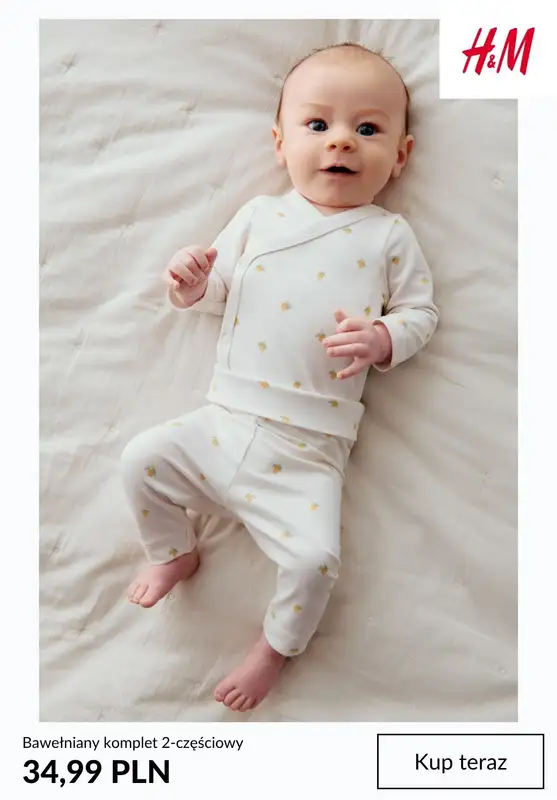 H&M - gazetka promocyjna Ubranka dla noworodków od środy 22.04  - strona 4
