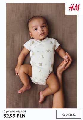 H&M - gazetka promocyjna Ubranka dla noworodków od środy 22.04  - strona 6