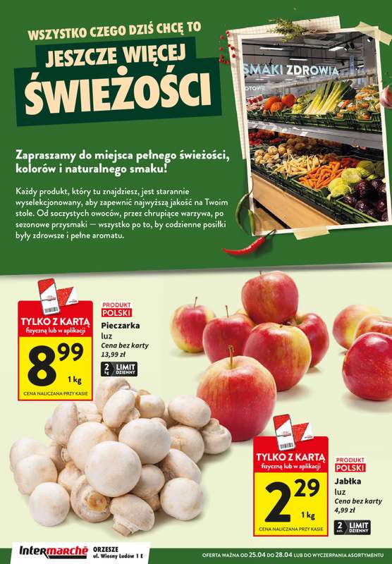 Intermarche - gazetka promocyjna Orzesze - Wielkie otwarcie 25.04.2026 od soboty 25.04 do wtorku 28.04 - strona 3