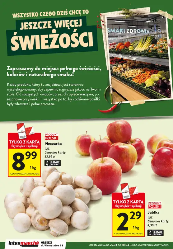 Intermarche - gazetka promocyjna Orzesze - Wielkie otwarcie 25.04.2026 od soboty 25.04 do wtorku 28.04 - strona 3
