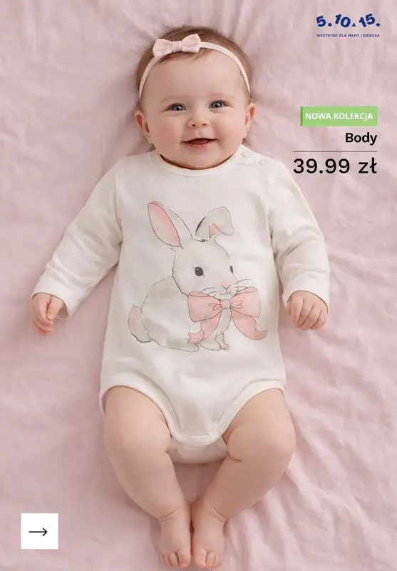 5.10.15 - gazetka promocyjna Ubranka dla niemowlaka od środy 22.04  - strona 9