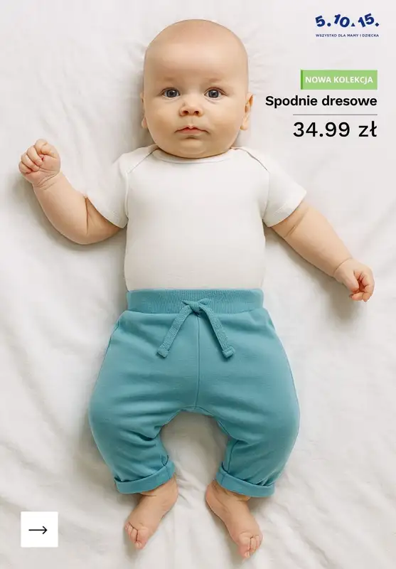 5.10.15 - gazetka promocyjna Ubranka dla niemowlaka od środy 22.04  - strona 8
