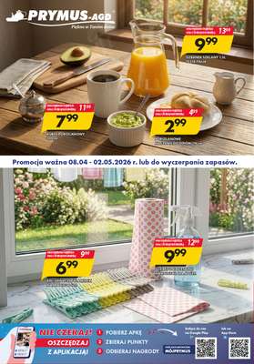 Prymus AGD - gazetka promocyjna Plakat promocyjny od wtorku 21.04 do soboty 02.05