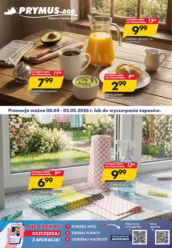 Prymus AGD - gazetka promocyjna Plakat promocyjny od wtorku 21.04 do soboty 02.05