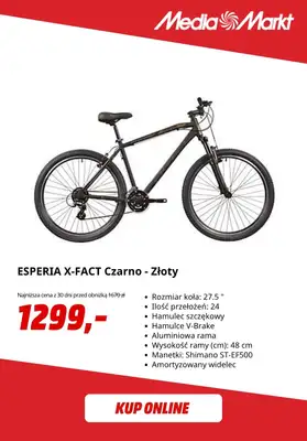 Media Markt - gazetka promocyjna Do -50% na wybrane rowery i hulajnogi od środy 22.04 do poniedziałku 04.05 - strona 3