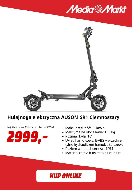 Media Markt - gazetka promocyjna Do -50% na wybrane rowery i hulajnogi od środy 22.04 do poniedziałku 04.05 - strona 8