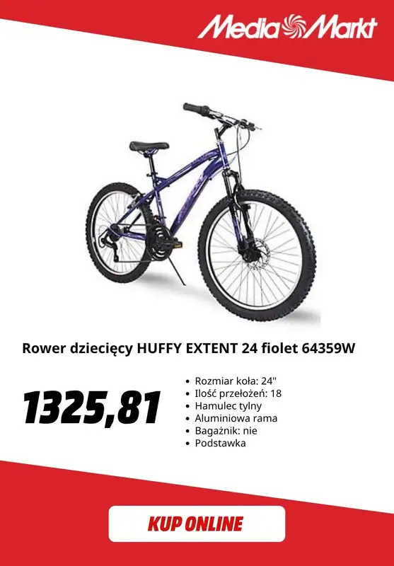 Media Markt - gazetka promocyjna Do -50% na wybrane rowery i hulajnogi od środy 22.04 do poniedziałku 04.05 - strona 4