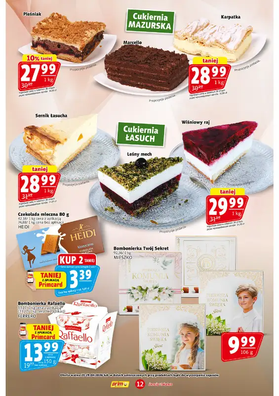 Prim Market - gazetka promocyjna Gazetka od czwartku 23.04 do środy 29.04 - strona 12