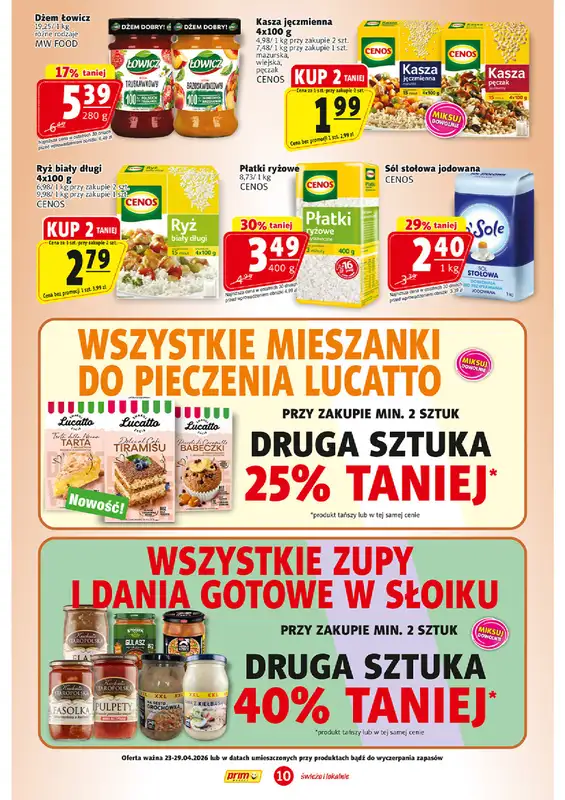 Prim Market - gazetka promocyjna Gazetka od czwartku 23.04 do środy 29.04 - strona 10