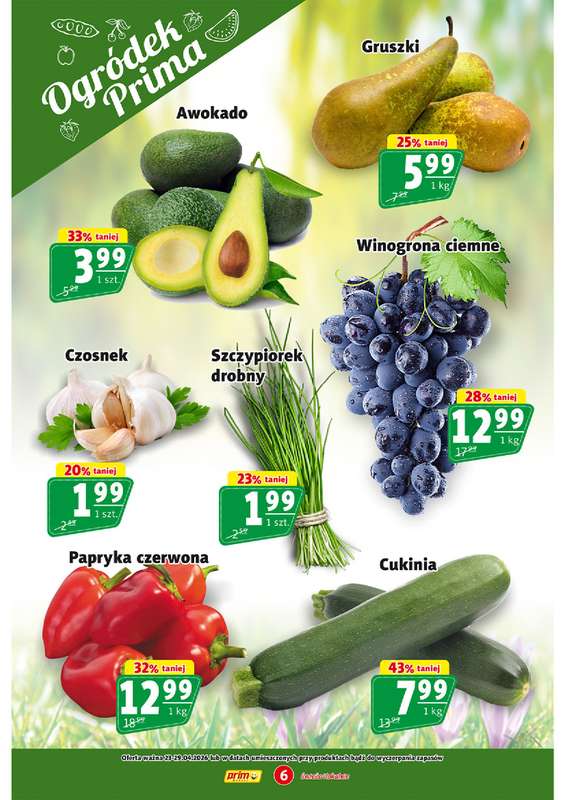 Prim Market - gazetka promocyjna Gazetka od czwartku 23.04 do środy 29.04 - strona 6