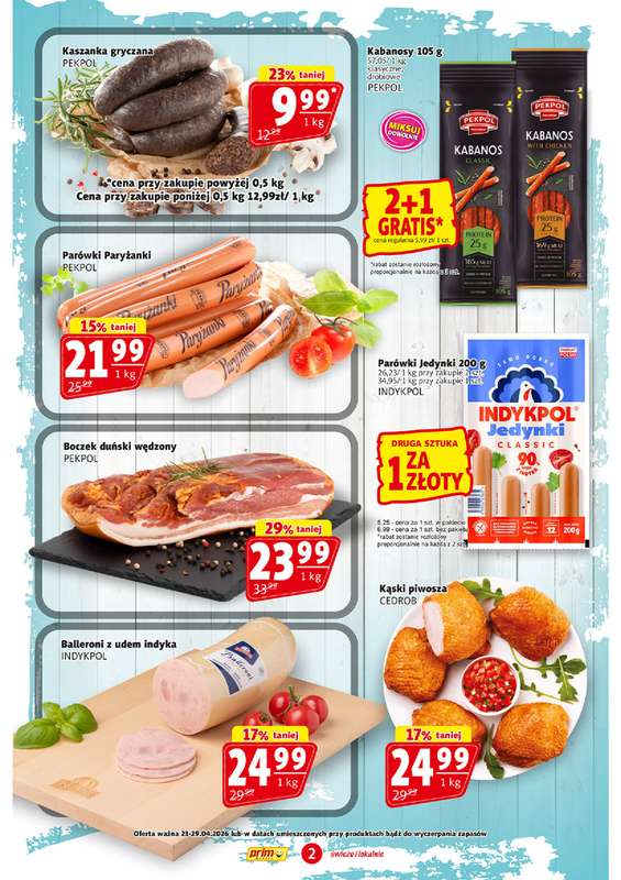 Prim Market - gazetka promocyjna Gazetka od czwartku 23.04 do środy 29.04 - strona 2