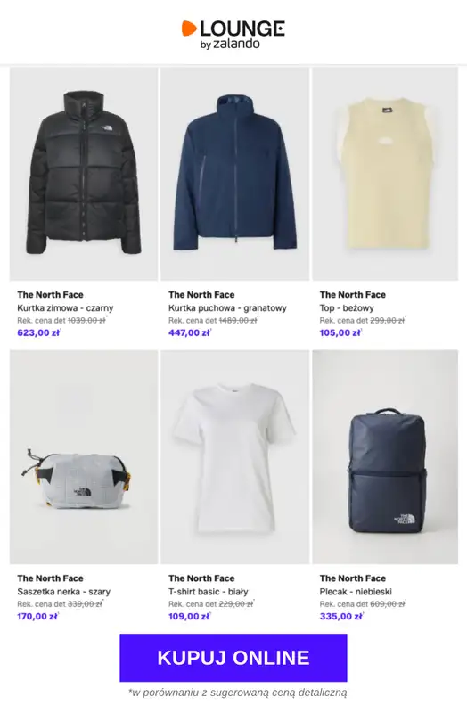 Lounge by Zalando - gazetka promocyjna Do -80% The North Face od środy 22.04 do piątku 24.04 - strona 6