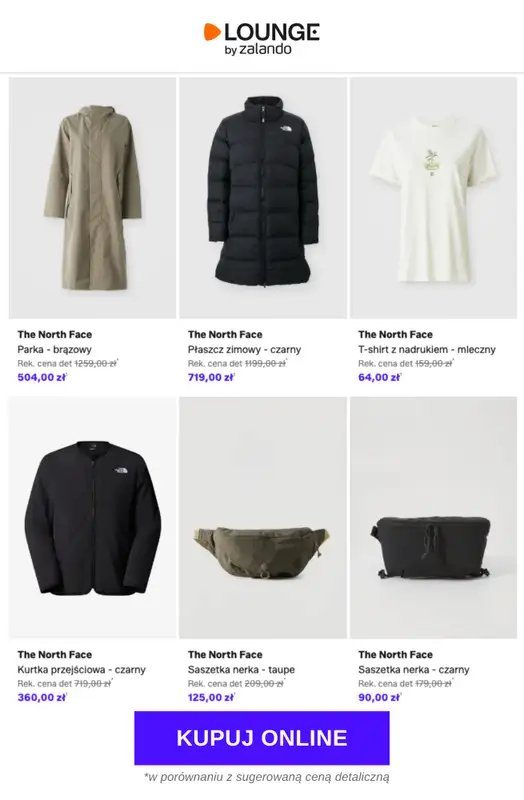 Lounge by Zalando - gazetka promocyjna Do -80% The North Face od środy 22.04 do piątku 24.04 - strona 2