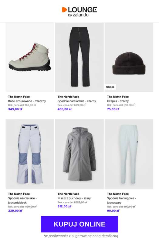 Lounge by Zalando - gazetka promocyjna Do -80% The North Face od środy 22.04 do piątku 24.04 - strona 8