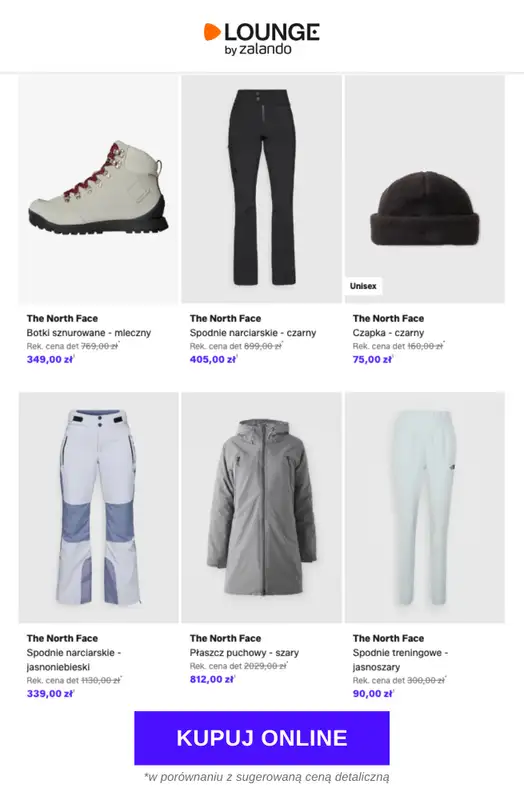 Lounge by Zalando - gazetka promocyjna Do -80% The North Face od środy 22.04 do piątku 24.04 - strona 8