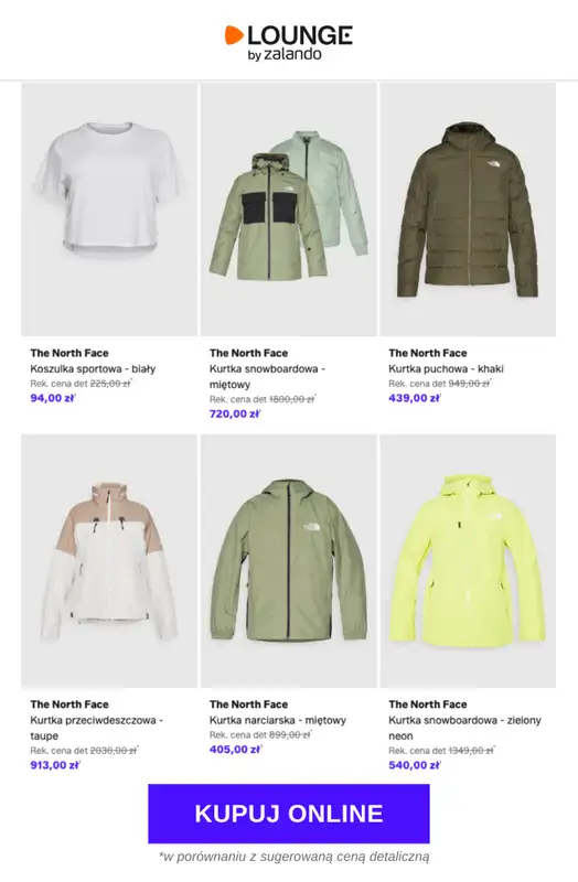Lounge by Zalando - gazetka promocyjna Do -80% The North Face od środy 22.04 do piątku 24.04 - strona 12