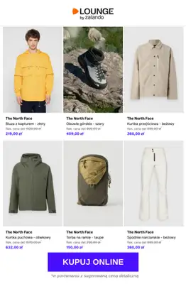 Lounge by Zalando - gazetka promocyjna Do -80% The North Face od środy 22.04 do piątku 24.04 - strona 9