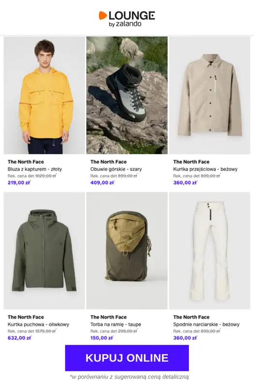 Lounge by Zalando - gazetka promocyjna Do -80% The North Face od środy 22.04 do piątku 24.04 - strona 9