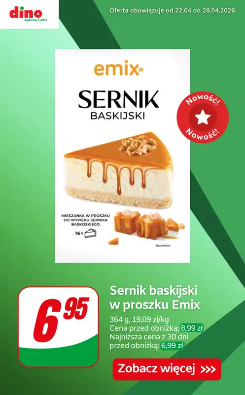 Dino - gazetka promocyjna Nowości w Dino! od czwartku 23.04 do wtorku 28.04 - strona 3