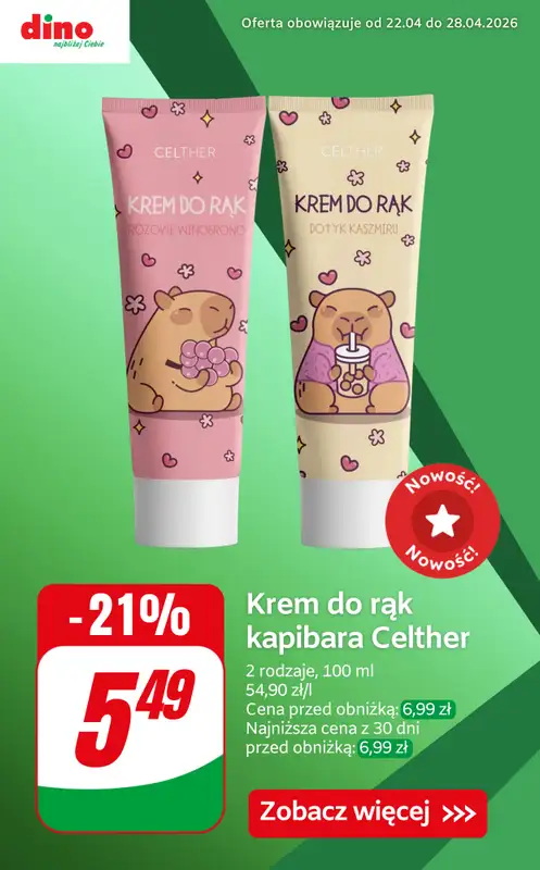Dino - gazetka promocyjna Nowości w Dino! od czwartku 23.04 do wtorku 28.04 - strona 10