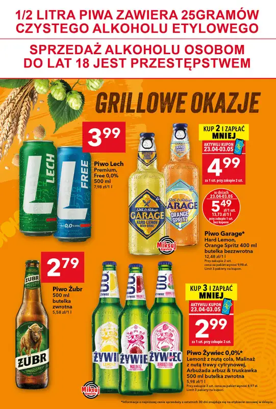 LEWIATAN - gazetka promocyjna Mamy TO w Lewiatanie – Bielsko-Biała od czwartku 23.04 do niedzieli 03.05 - strona 11