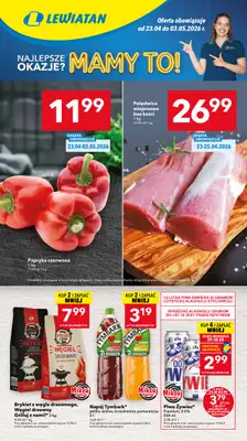 LEWIATAN - gazetka promocyjna Mamy TO w Lewiatanie – Górny Śląsk i Łódź od czwartku 23.04 do niedzieli 03.05