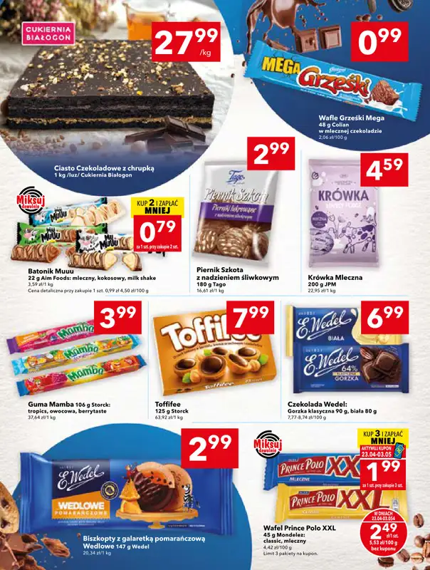 LEWIATAN - gazetka promocyjna Mamy TO w Lewiatanie – woj. świętokrzyskie od czwartku 23.04 do niedzieli 03.05 - strona 11