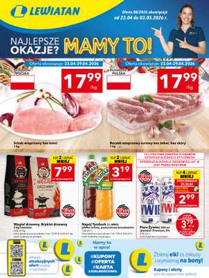 LEWIATAN - gazetka promocyjna Mamy TO w Lewiatanie – woj. świętokrzyskie od czwartku 23.04 do niedzieli 03.05