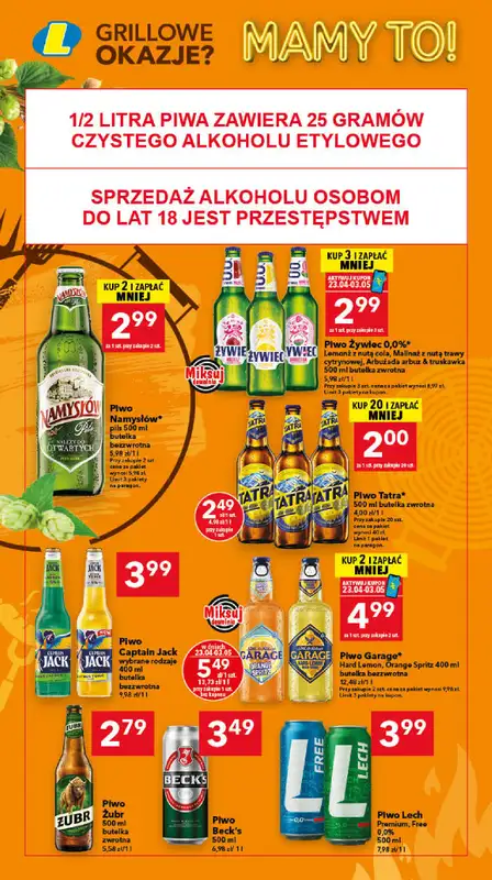 LEWIATAN - gazetka promocyjna Mamy TO w Lewiatanie – Kujawy od czwartku 23.04 do niedzieli 03.05 - strona 4