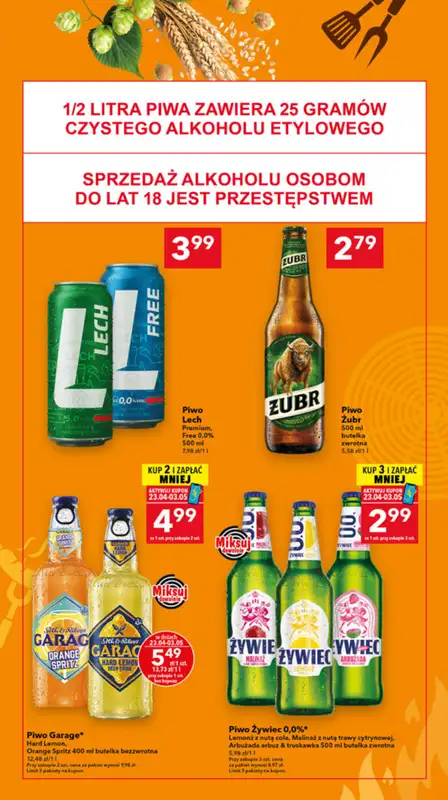 LEWIATAN - gazetka promocyjna Mamy TO w Lewiatanie – woj. lubelskie od czwartku 23.04 do niedzieli 03.05 - strona 4