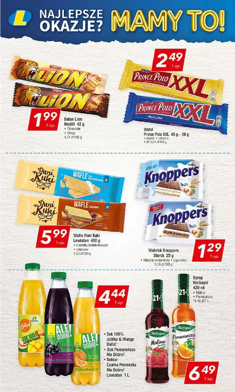 LEWIATAN - gazetka promocyjna Mamy TO w Lewiatanie – woj. małopolskie od czwartku 23.04 do niedzieli 03.05 - strona 12