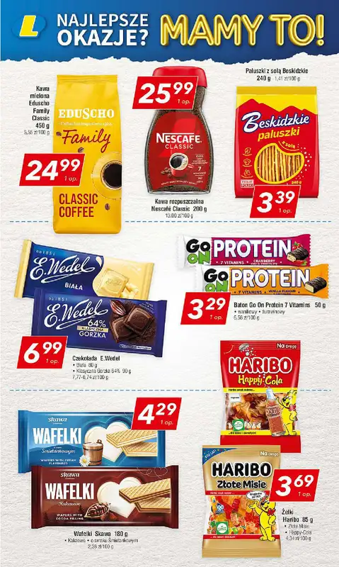 LEWIATAN - gazetka promocyjna Mamy TO w Lewiatanie – woj. małopolskie od czwartku 23.04 do niedzieli 03.05 - strona 13