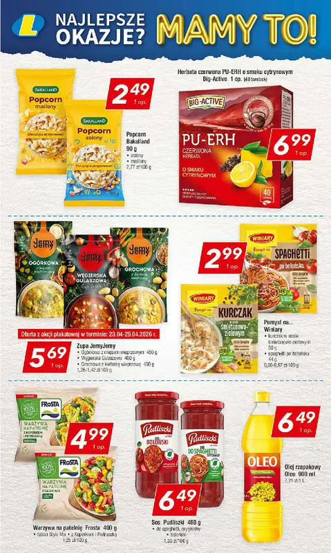 LEWIATAN - gazetka promocyjna Mamy TO w Lewiatanie – woj. małopolskie od czwartku 23.04 do niedzieli 03.05 - strona 14
