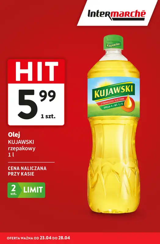 Intermarche - gazetka promocyjna HITY cenowe! od czwartku 23.04 do wtorku 28.04 - strona 6