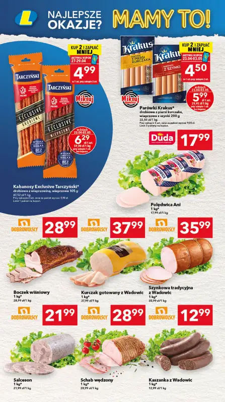 LEWIATAN - gazetka promocyjna Mamy TO w Lewiatanie – woj. opolskie od czwartku 23.04 do niedzieli 03.05 - strona 2