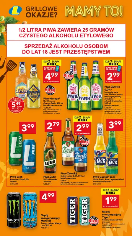 LEWIATAN - gazetka promocyjna Mamy TO w Lewiatanie – woj. podkarpackie od czwartku 23.04 do niedzieli 03.05 - strona 4