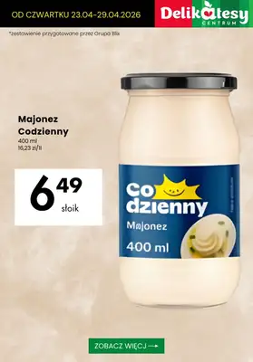 Delikatesy Centrum - gazetka promocyjna Majonezy i ketchupy - sprawdź oferty! od czwartku 23.04 do środy 29.04 - strona 8