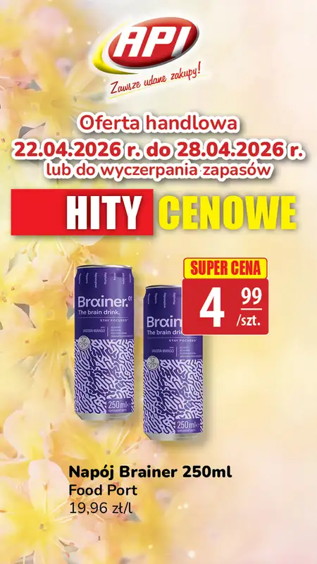 API Market - gazetka promocyjna Plakaty promocyjne od środy 22.04 do wtorku 28.04 - strona 15