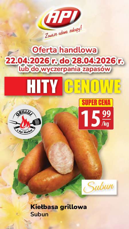 API Market - gazetka promocyjna Plakaty promocyjne od środy 22.04 do wtorku 28.04 - strona 2