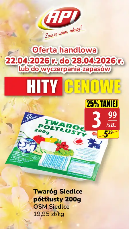 API Market - gazetka promocyjna Plakaty promocyjne od środy 22.04 do wtorku 28.04 - strona 9