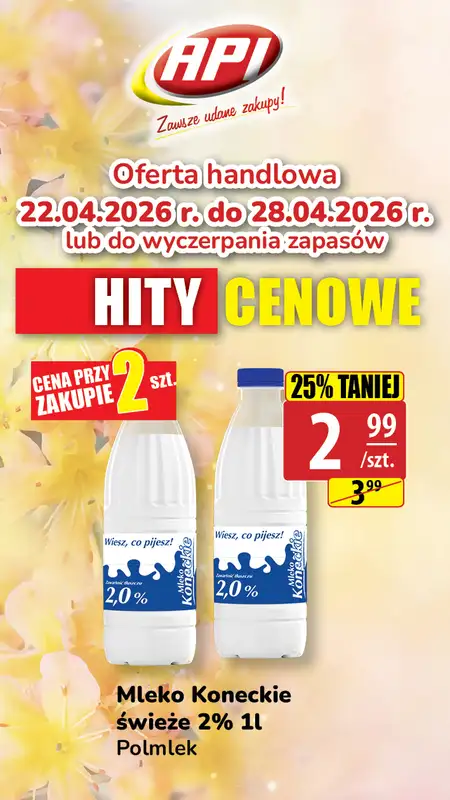 API Market - gazetka promocyjna Plakaty promocyjne od środy 22.04 do wtorku 28.04 - strona 5