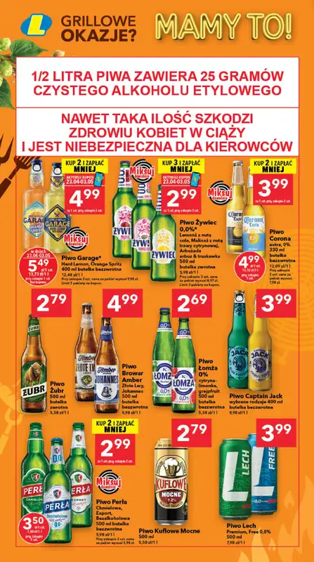 LEWIATAN - gazetka promocyjna Mamy TO w Lewiatanie – Północ od czwartku 23.04 do niedzieli 03.05 - strona 4