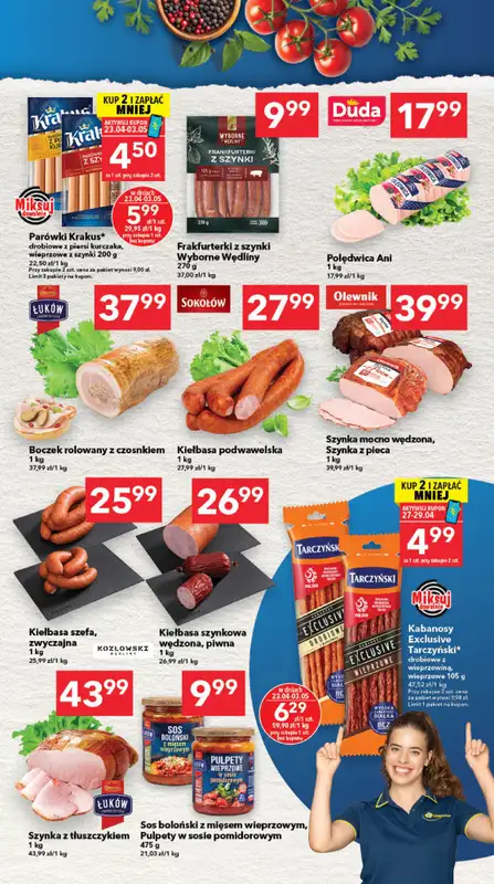 LEWIATAN - gazetka promocyjna Mamy TO w Lewiatanie – Północ od czwartku 23.04 do niedzieli 03.05 - strona 7