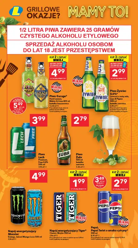 LEWIATAN - gazetka promocyjna Mamy TO w Lewiatanie – Suwałki od czwartku 23.04 do niedzieli 03.05 - strona 4