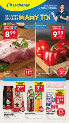LEWIATAN - gazetka promocyjna Mamy TO w Lewiatanie – woj. wielkopolskie od czwartku 23.04 do niedzieli 03.05