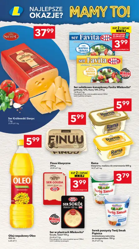 LEWIATAN - gazetka promocyjna Mamy TO w Lewiatanie – woj. wielkopolskie od czwartku 23.04 do niedzieli 03.05 - strona 4